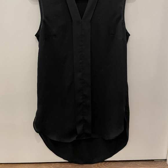 H&M sleeveless long black top size 4 - Picture 2 of 4